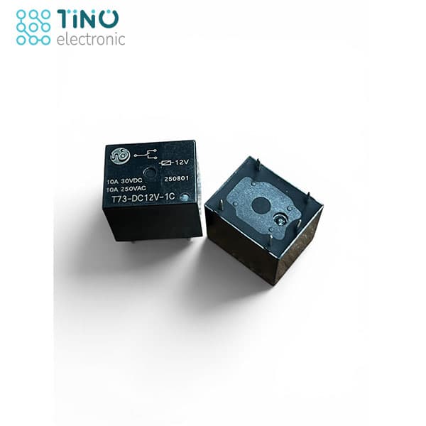 رله 12 ولت T73 مدل DC12V-1C