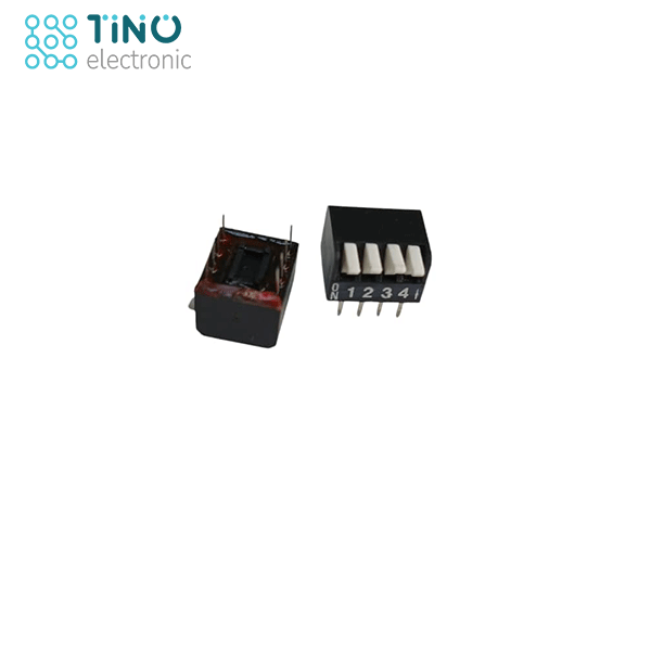 دیپ سوئیچ 4pin پیانویی black