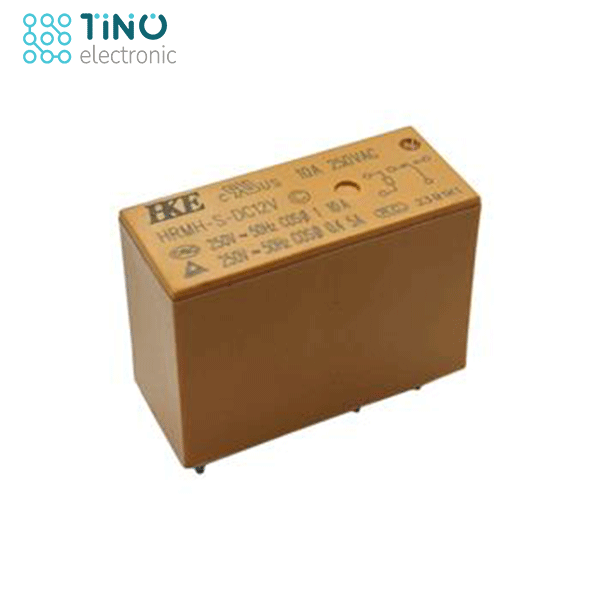 رله کتابی 12ولت 10 آمپر - HRMH-S-DC12V-C HKE