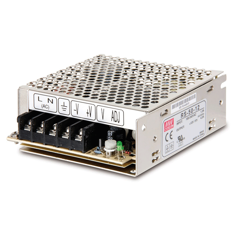 منبع تغذیه MEAN WELL RS-50-12
