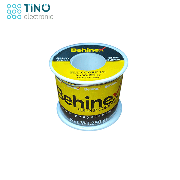 سیم قلع بهینکس 0.8 میلیمتر 250 گرمی