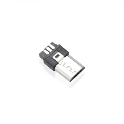 کانکتور USB TYPE-C نری (PLUG) به همراه کاور مشکی بسته 5 تایی
