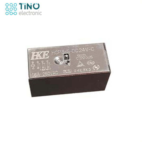 رله کتابی قدکوتاه 24ولت 8 پایه HCP3-S-DC24V-C