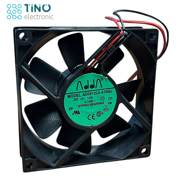 فن 8×8×2,5 12 ولت 0,3 آمپر