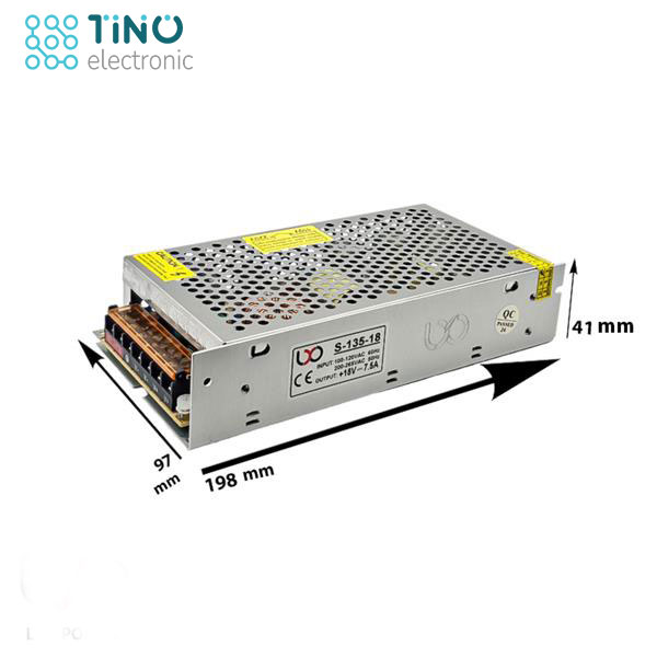 سوئیچینگ S-135-18 LXO 18V 7/5A