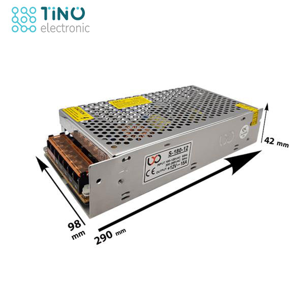 سوئیچینگ S-180-12 LXO 12V 15A