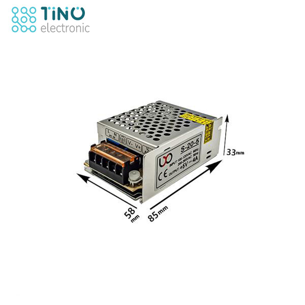 سوئیچینگ S-20-5 LXO 5V 4A